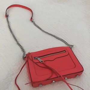 Rebecca Minkoff Avery crossbody in a Bright Coral