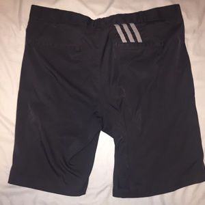 Adidas Men's 3-Stripe Golf Shorts-BLACK