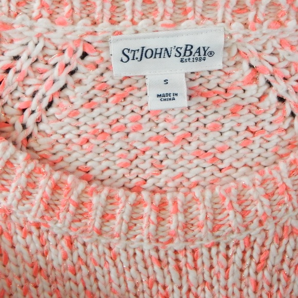 St. John's Bay Long Sleeve Knit Sweater Sm - Picture 8 of 8