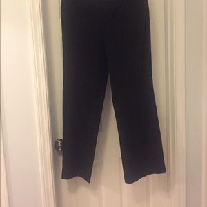 Black bootcut dress pants