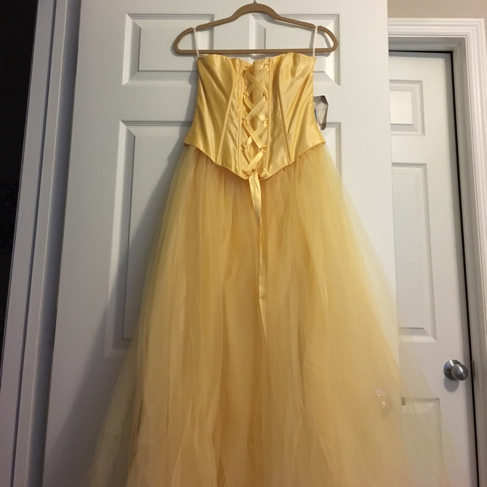 Beauty and the Beast Yellow Ball Gown Costume
