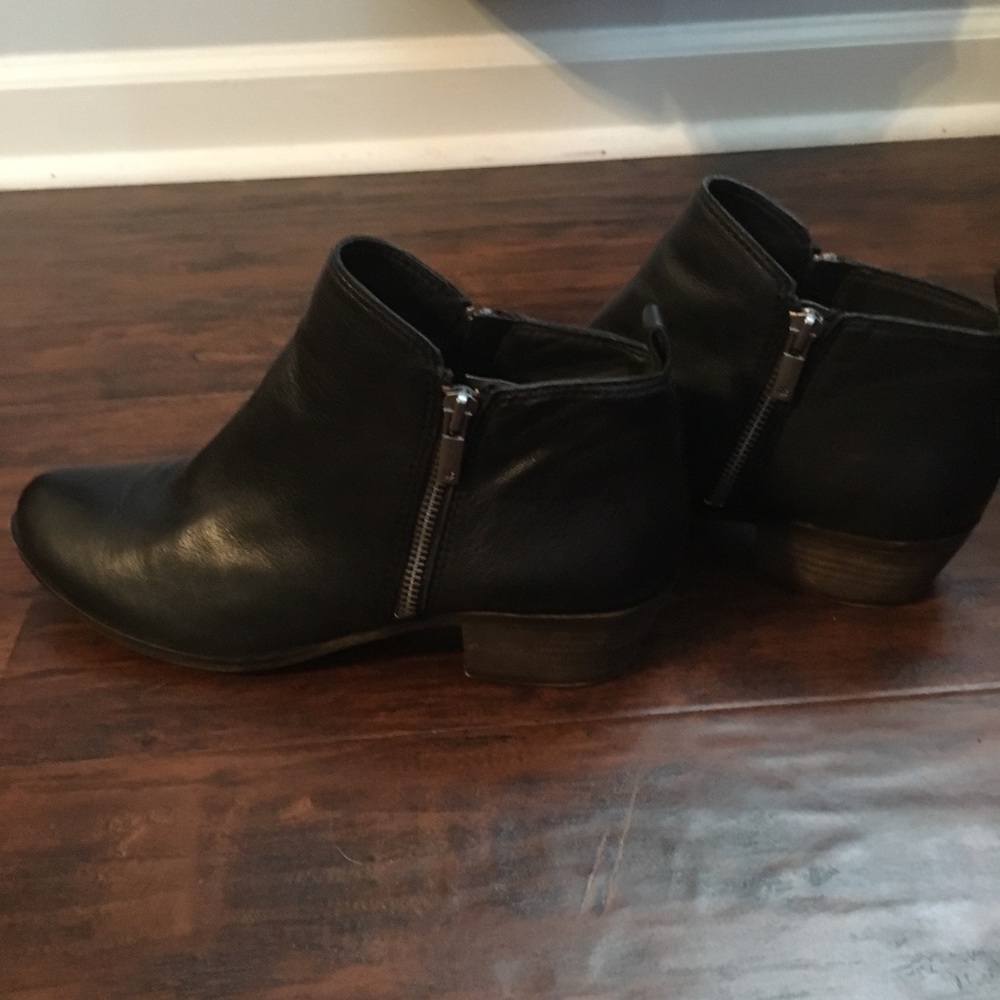 Lucky Brand Double Zip Booties