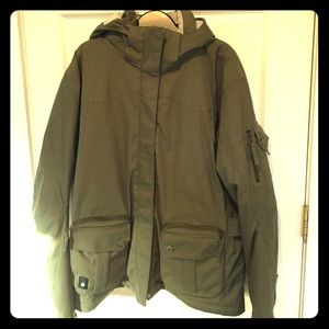 Rossignol olive green ski jacket