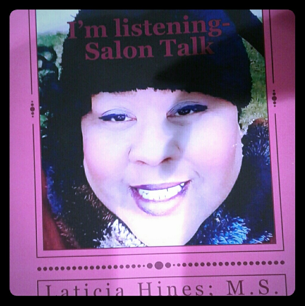 Book called IM Listening Salon Talk Author Laticia