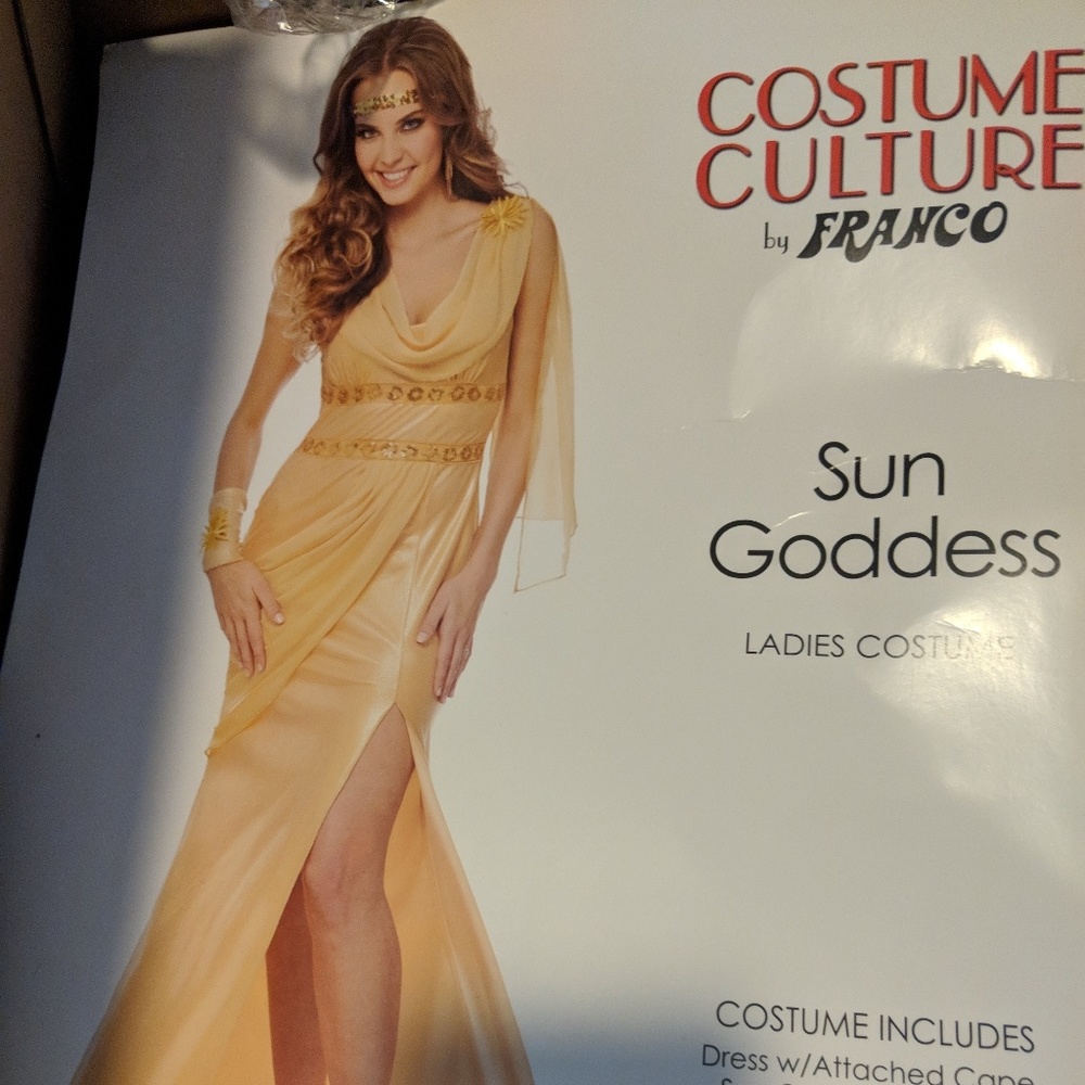 Greek goddess halloween costume NWT