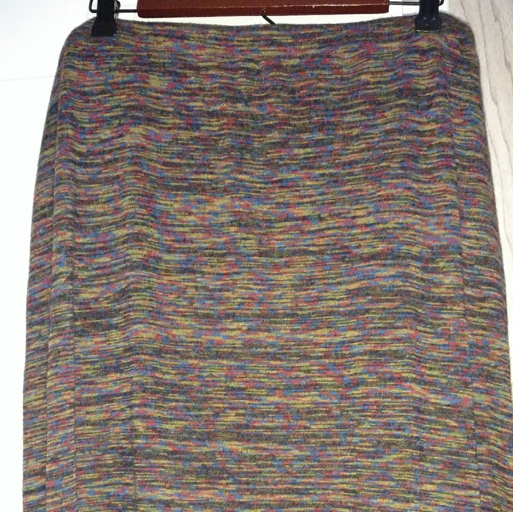 Multi color maxi skirt