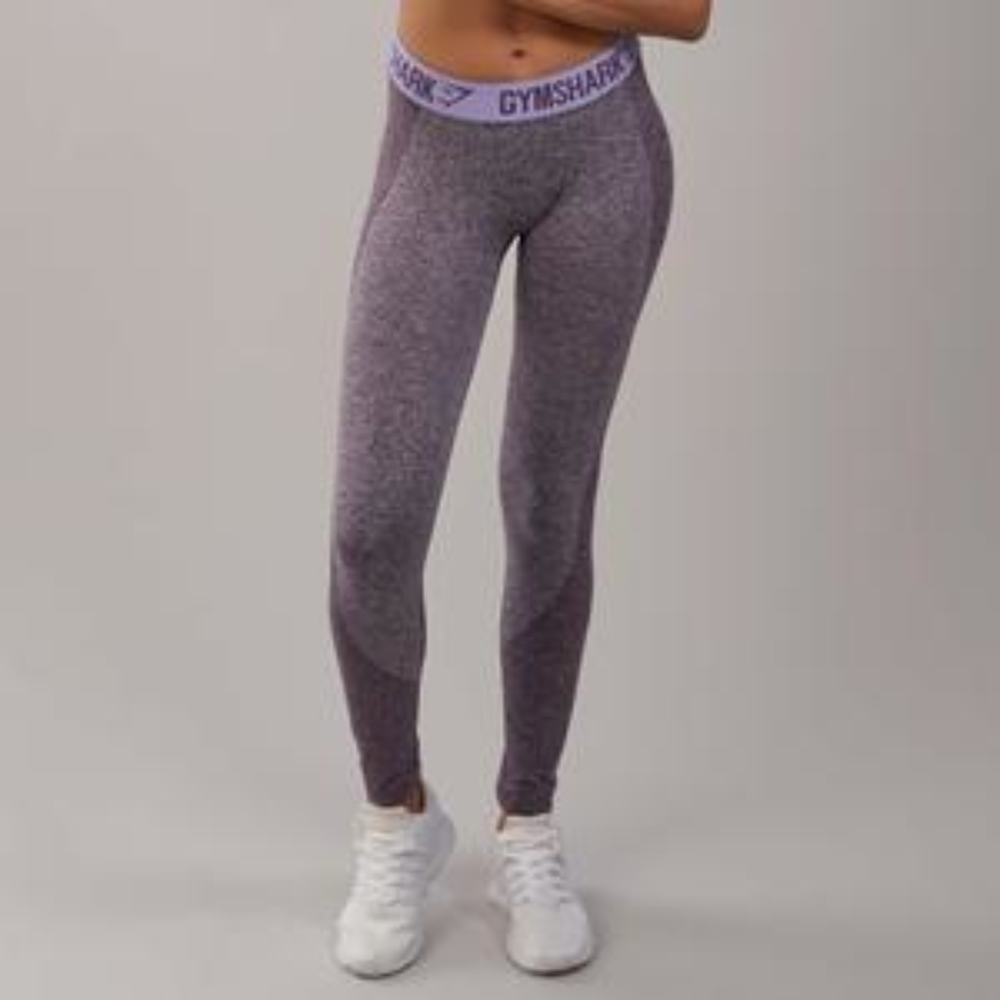 Gymshark Flex Leggings - Purple Wash Marl/Pastel
