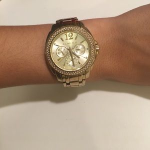 Gold michael Kors watch
