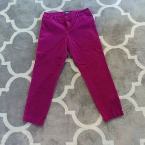 Velour dress pants