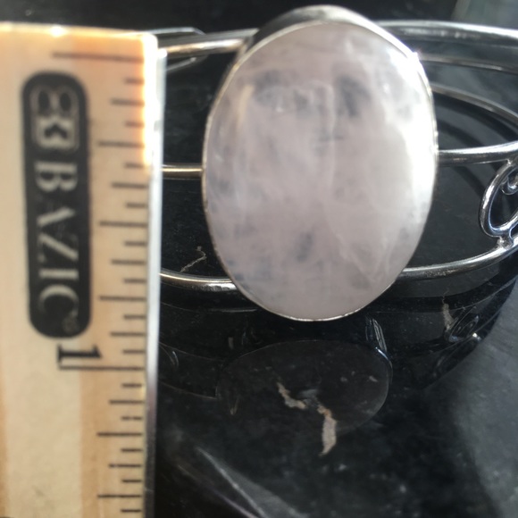 ⚜️Oversized Rose Quartz Cuff Bracelet⚜️ - Picture 8 of 8