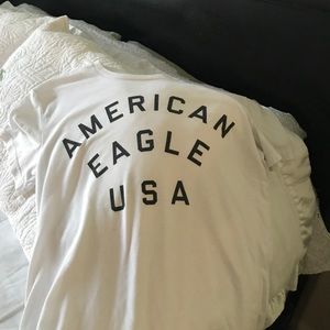 3 american  eagle shirts small