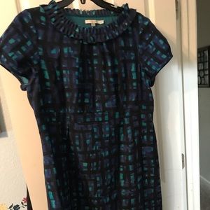 Wool fitted work dress