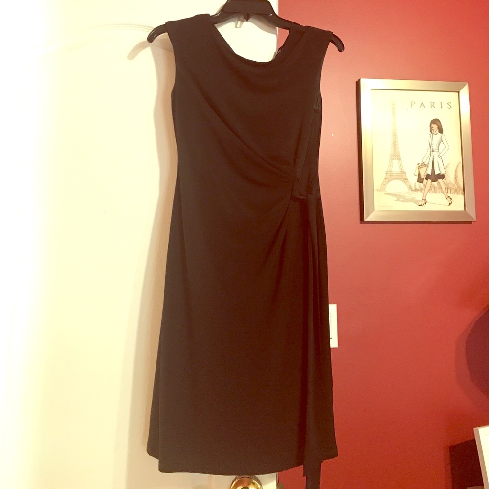 Black cocktail dress