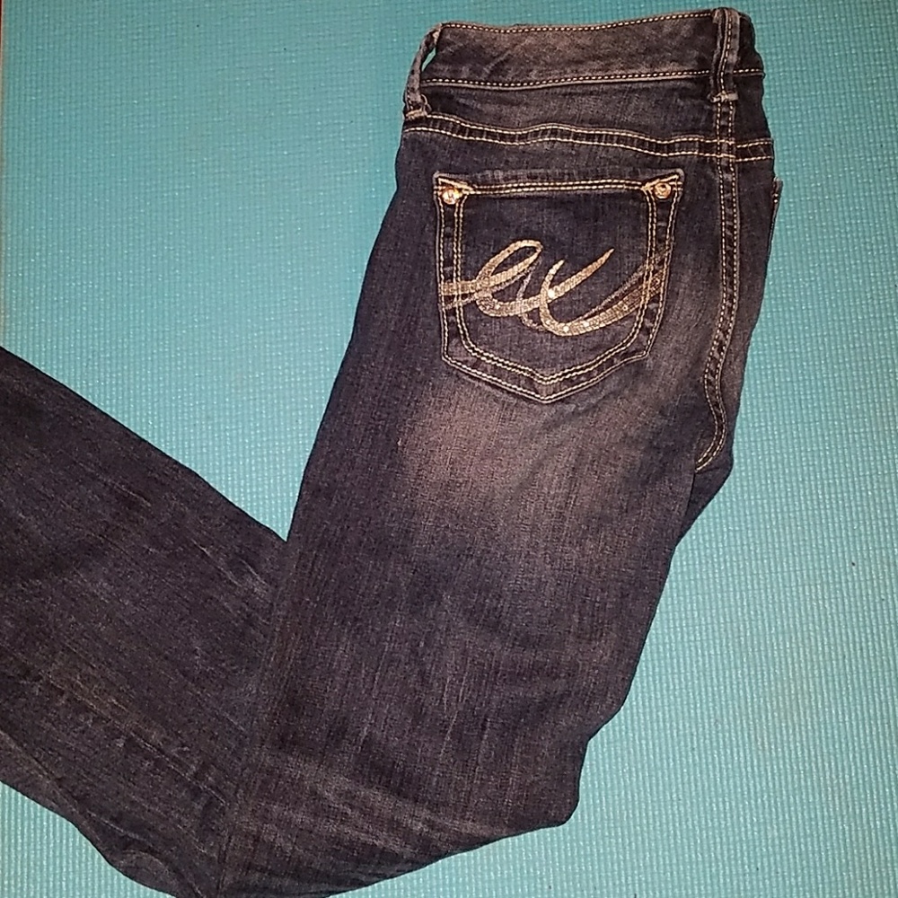 Express dark wash jeans