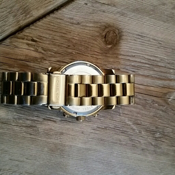 Michael Kors Gold Tone Chronograph Watch main image 2