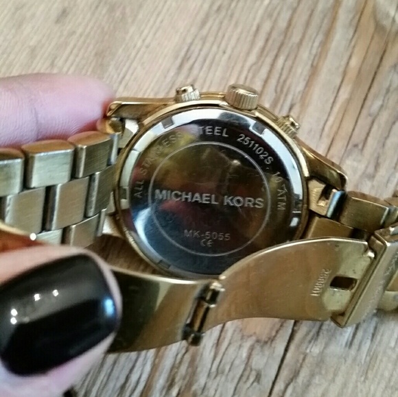 Michael Kors Gold Tone Chronograph Watch main image 5