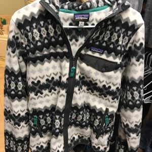 Patagonia fleece full zip hoodie