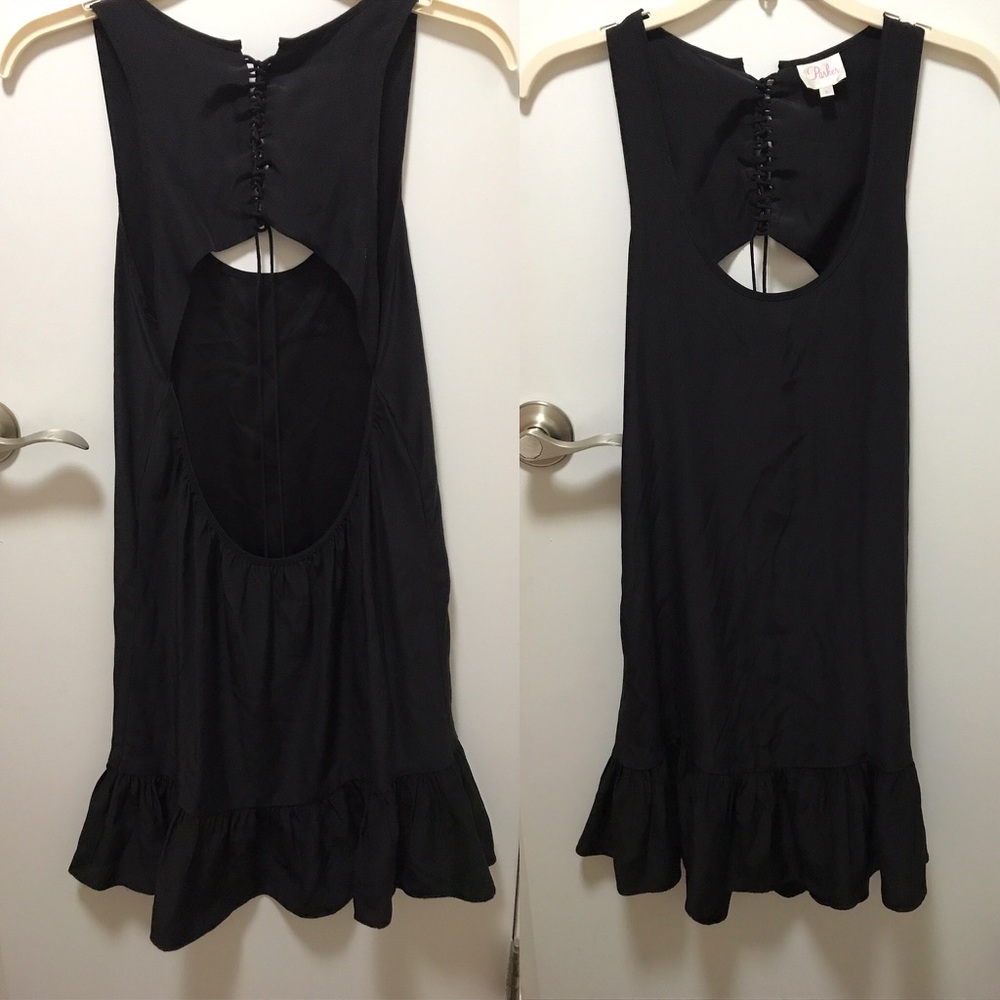 Parker sz small open back dress