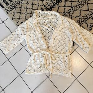 J. Jill Cream Sweater
