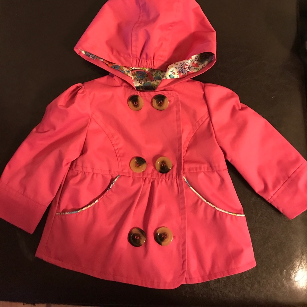 Pink Baby Rain Coat