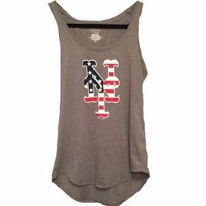 Women’s Patriotic NY Mets Tank Top