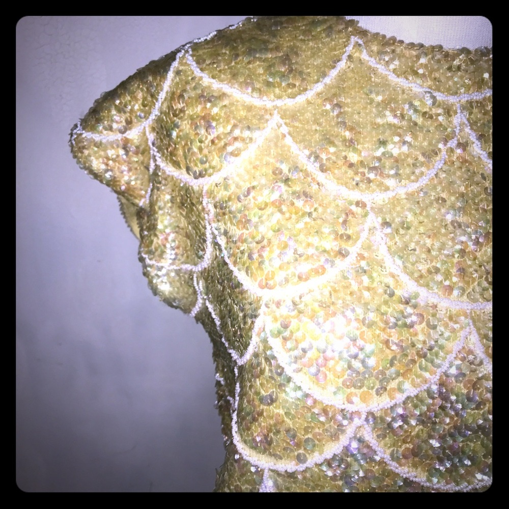 Vintage Jo-Ro imports sequin top