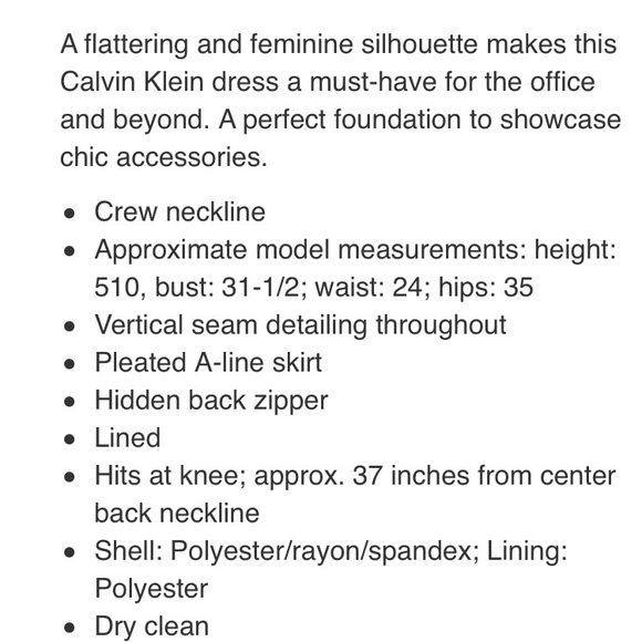 Calvin Klein Fit-And-Flare Sleeveless Dress - Picture 5 of 8