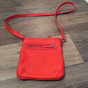 Talbots genuine leather cross body purse