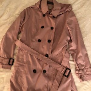 Trench Coat from Dress Barn blush pink