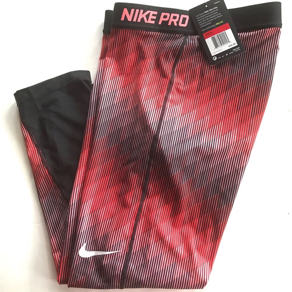 Nike Pro Dri Fit Leggings Capri Crop Size L