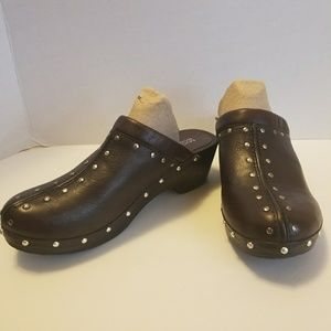 Brown Michael Kors Clogs