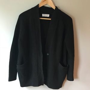 Chunky wool cardigan