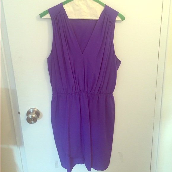 NW Amanda Uprichard sleeveless purple dress - Picture 2 of 4