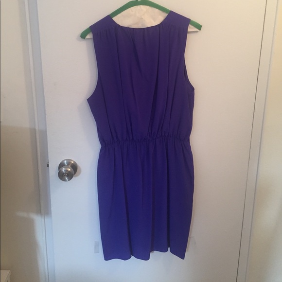 NW Amanda Uprichard sleeveless purple dress - Picture 3 of 4