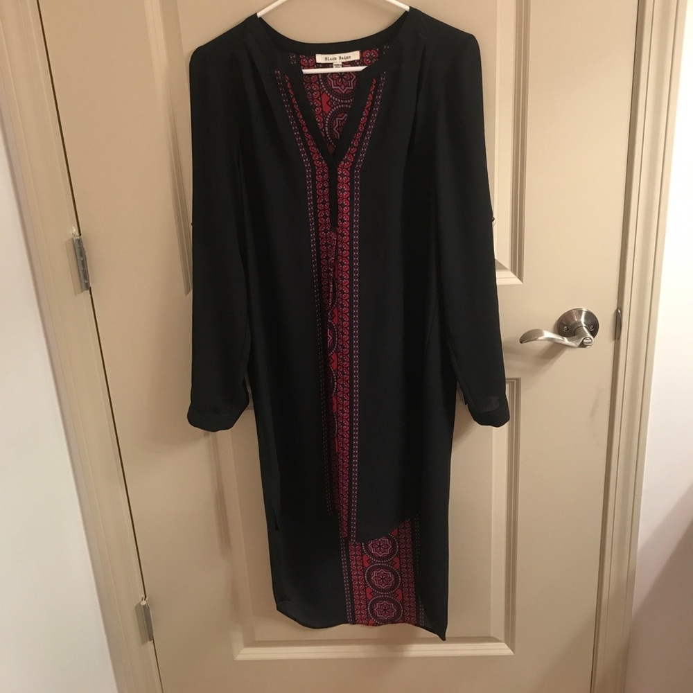 Long sleeve sheer top/dress