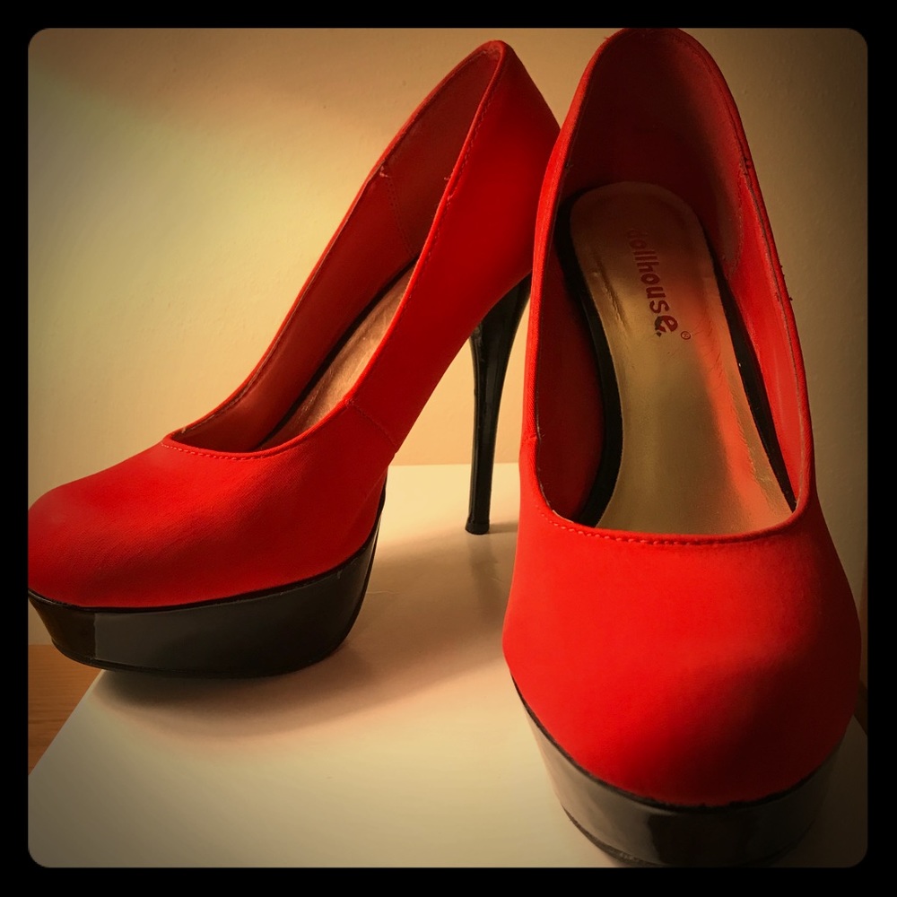Dollhouse red heels