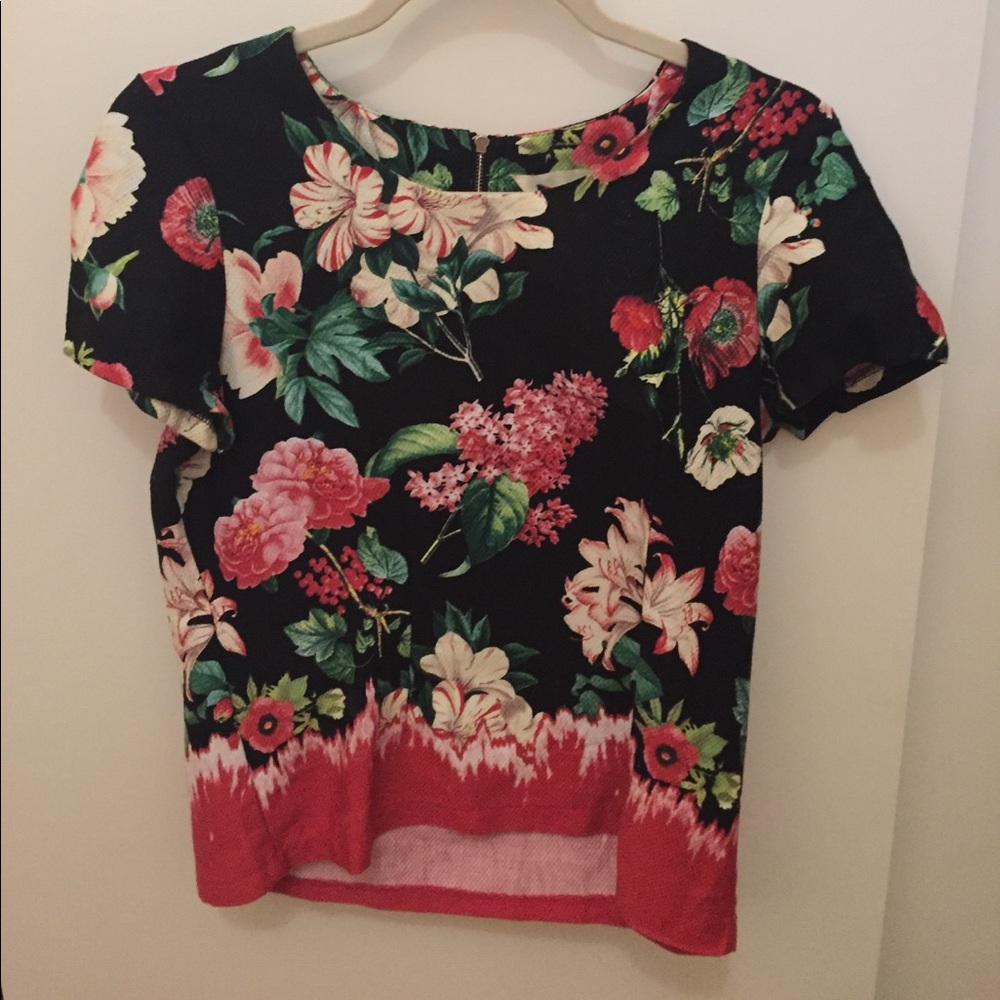 Hawaiian flowered Dress top