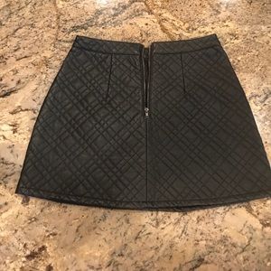 New w/out tags Forever 21 black faux leather skirt