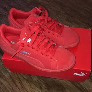 Puma Smash Nubuck Red