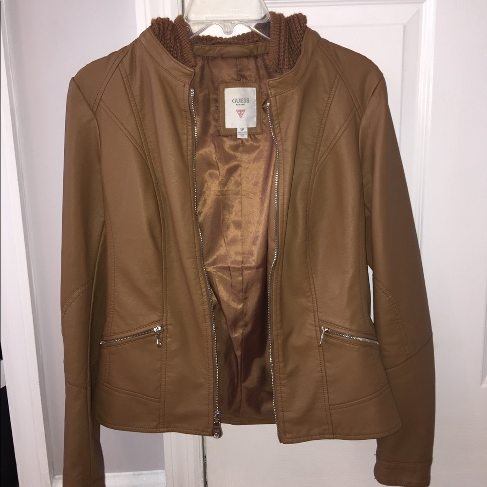 Guess Faux Leather Jacket