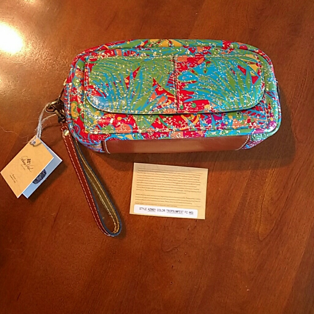 Patricia Nash Remini Leather Cosmetic Case