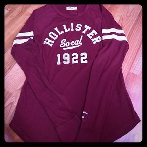 Hollister varsity crew neck (Burgundy)