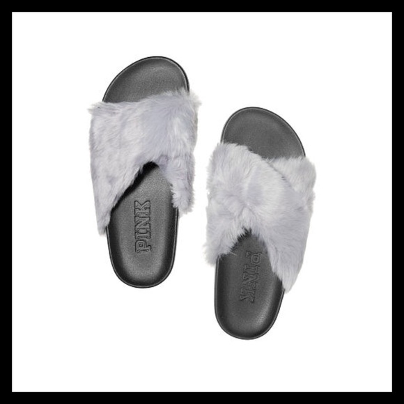 victoria secret fluffy slippers