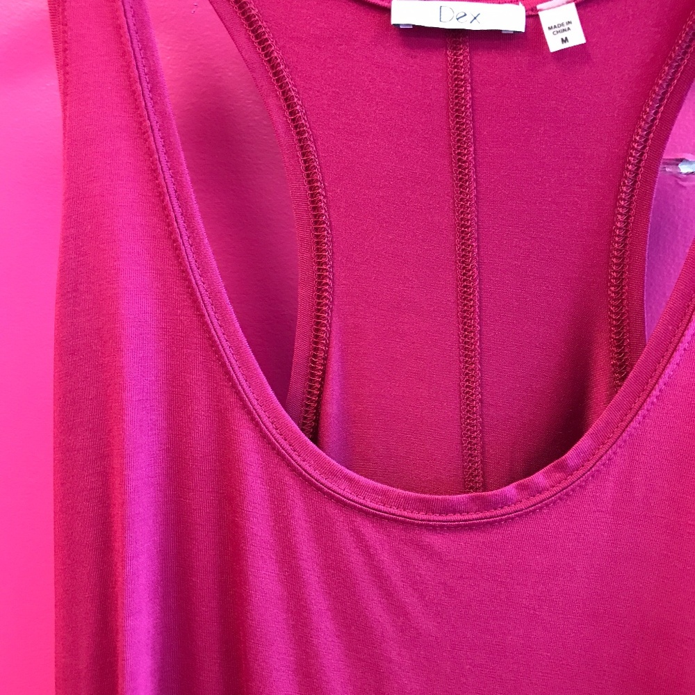 Pink Racerback Tank - Picture 2 of 3