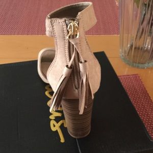 Tan suede sandals - new