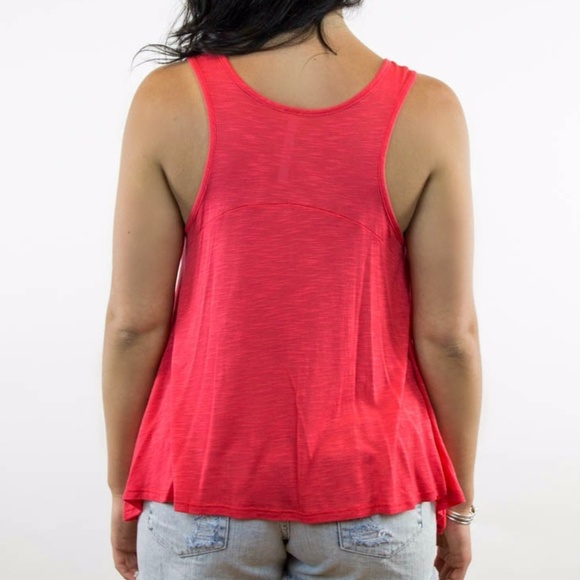 Red Slub Tank - Picture 2 of 2