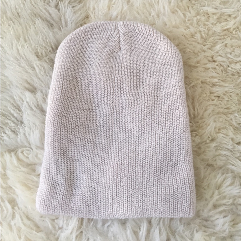 Luxe Knit Slouchy Beanie in Oatmeal - Picture 2 of 3