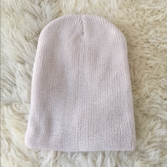 Luxe Knit Slouchy Beanie in Oatmeal - Picture 2 of 3