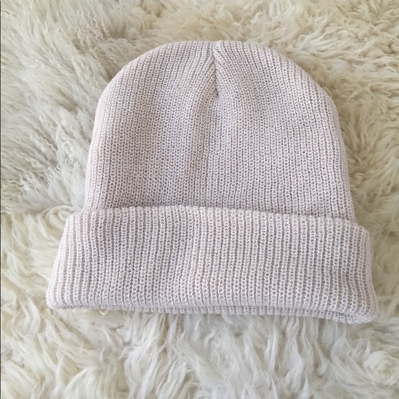 Luxe Knit Slouchy Beanie in Oatmeal - Picture 3 of 3