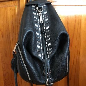 Rebecca Minkoff Black Leather Backpack